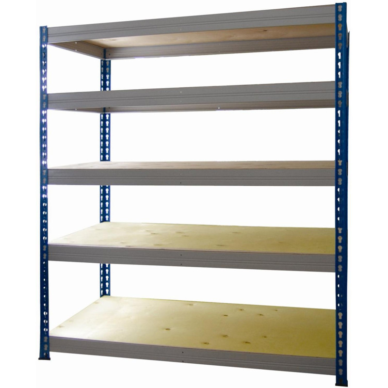 Стеллаж металлический 0MX_MZ_МКФ15615-2.5   груз. 5 полок 1525х610х2500