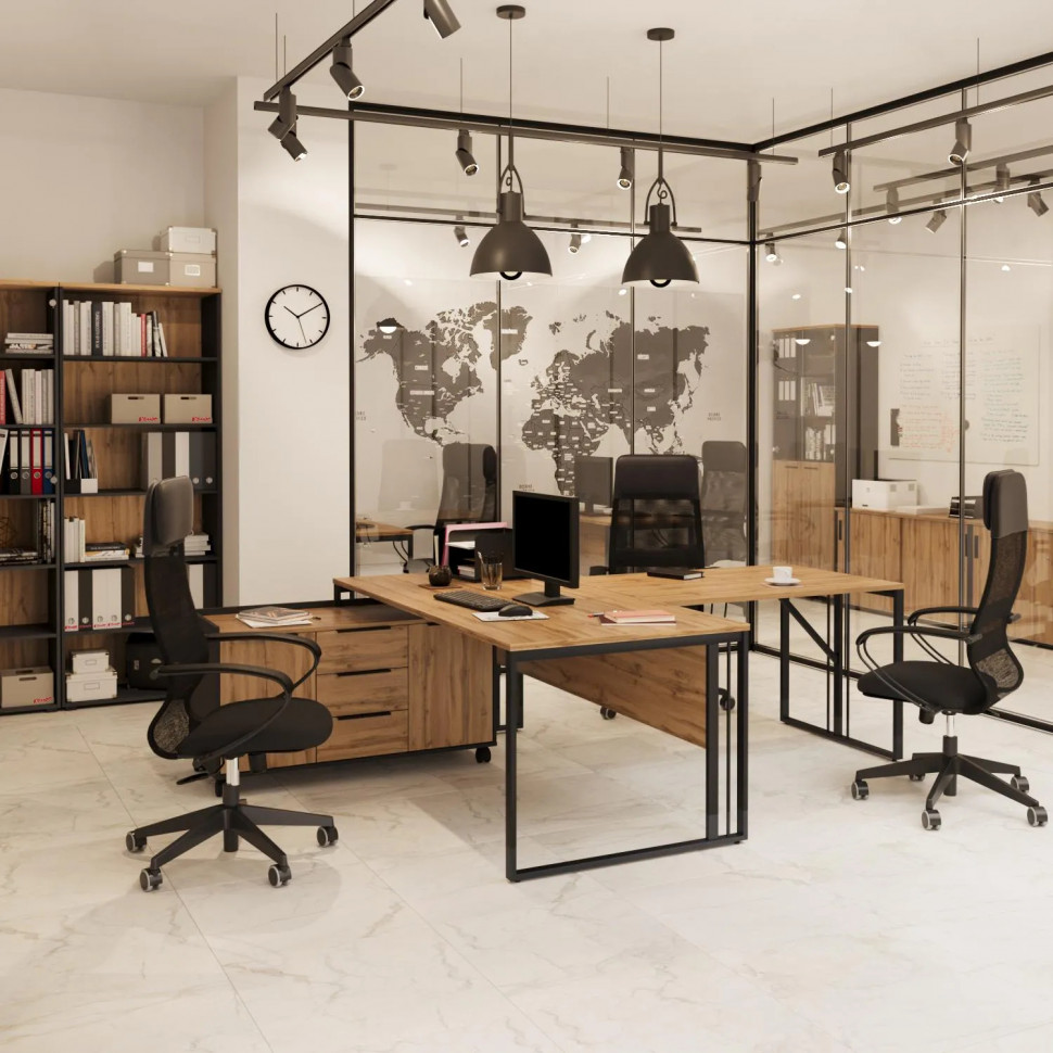 Стол перегов. К-Loft Director 241S009 Ш2200 дуб натуральный