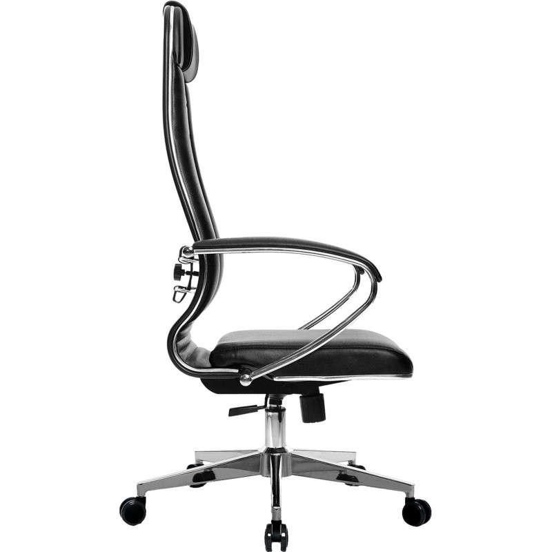 Кресло 0MX_MT_МЕТТА-29 кожзам черный крест.хром (подл.107/осн.004)