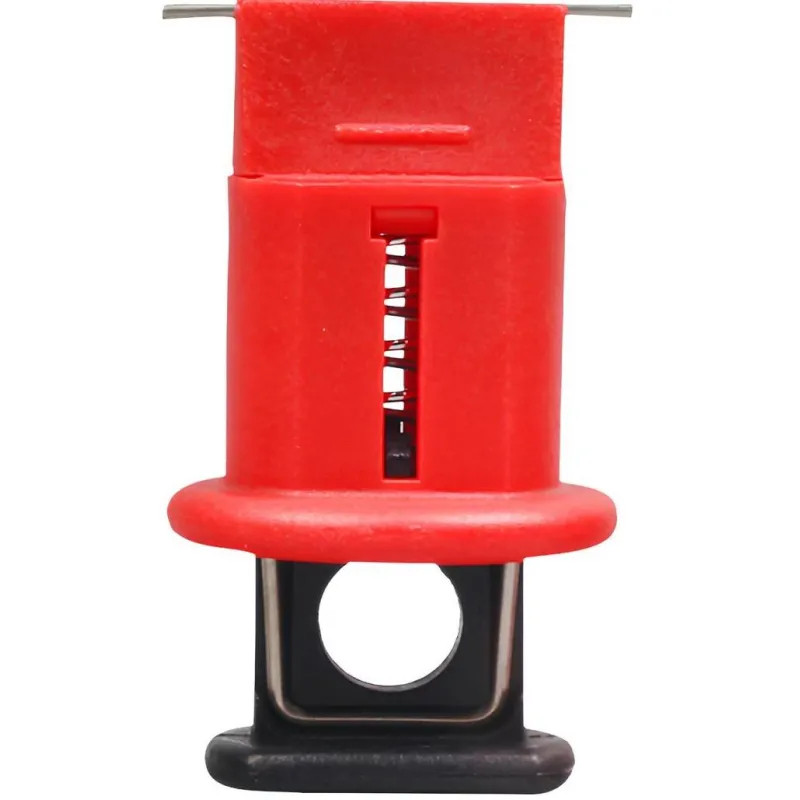 Блокиратор миниатюрных автоматов кнопочный POW (Красный)(BD-D04)