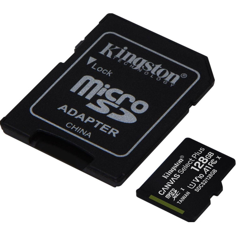 Карта памяти Kingston Canvas Select Plus microSDXC UHS-I +ад, SDCS2/128GB