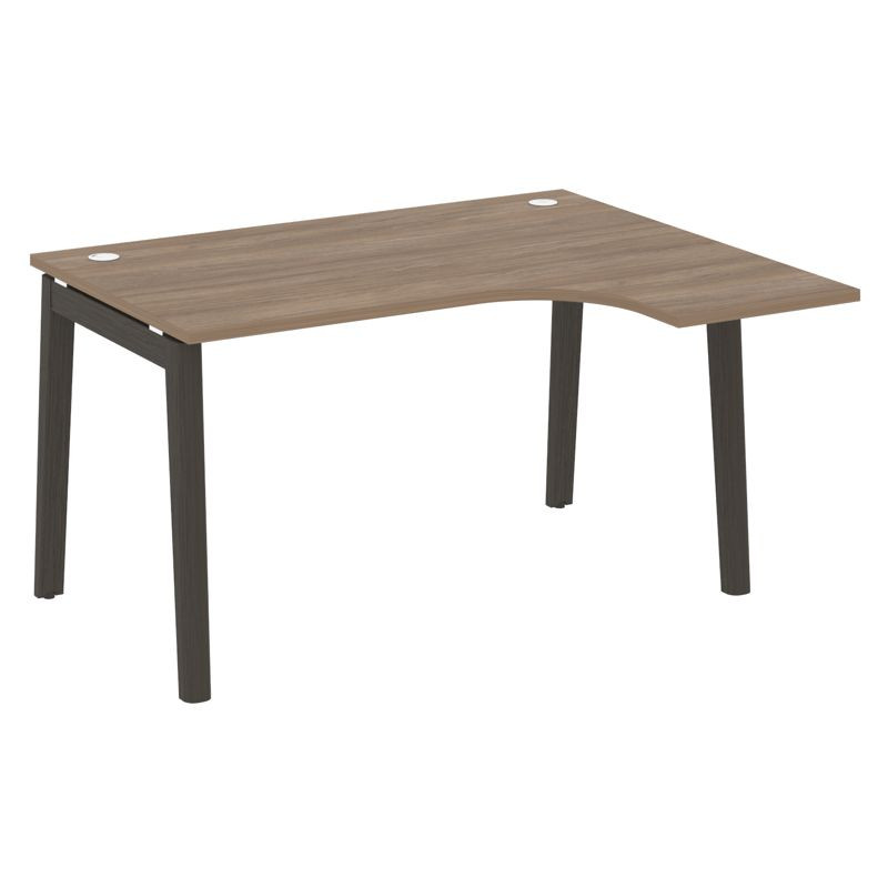 Onix Wood Стол эргономичный правый OW.SA-3 (R) Дуб Аризона/Дуб Темный/Металл Антрацит 1380*1180*750