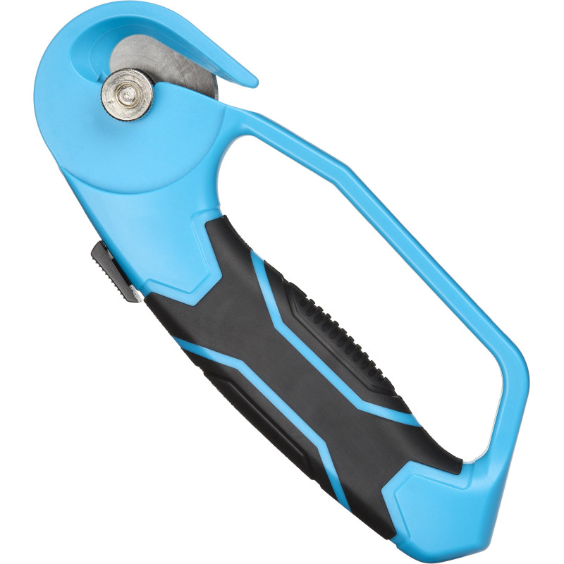 Нож раскройный TOPFORT роликовый, 45мм лезвие,ABS+TPR,гарда