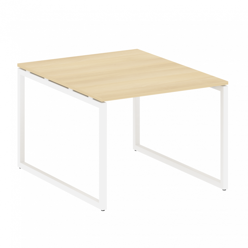 Metal System Quattro Перег. стол (1 столешница) на О-образном м/к 40БО.ПРГ-1.1 Акация Лорка/Металл Б