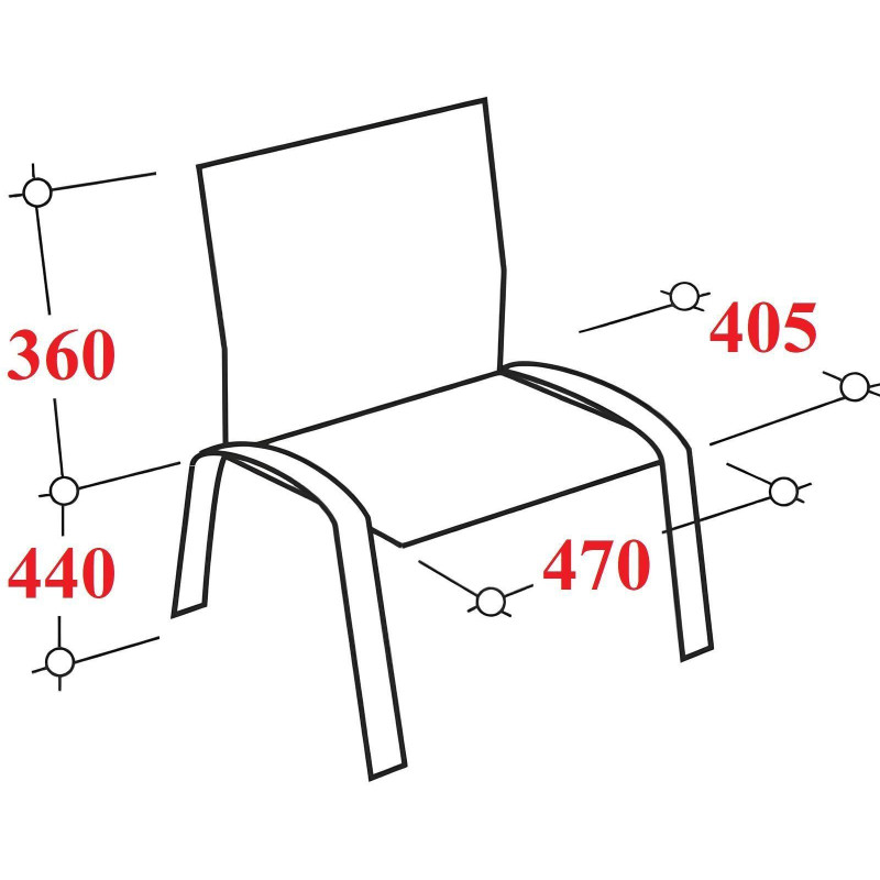 Стул 0MX_UA_EChair Rio(ИЗО/ISO) черн, к/з черный V-4