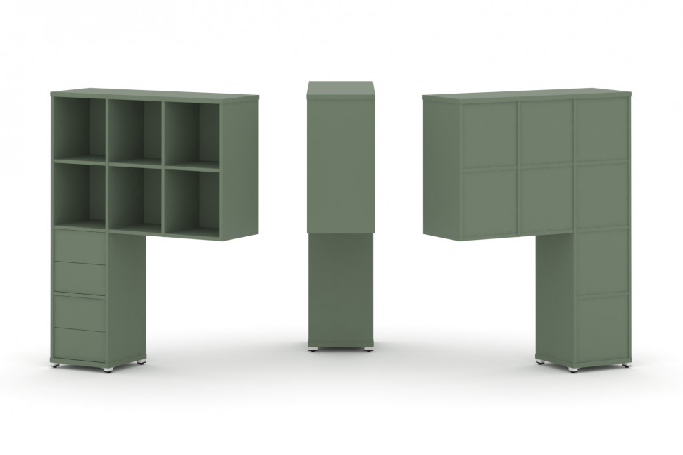 Concept Надставка высокая CN.ONV-005 Кобо/Металл Белый 1099*350*1486