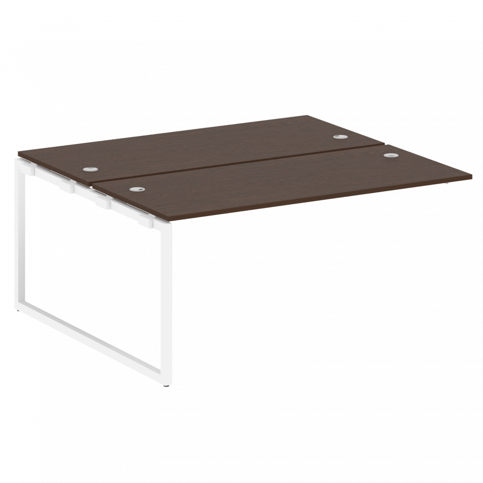 Metal System Quattro Проходной элемент рабочей станции на О-образном м/к 40БО.ПРС-СП-2.4 Венге Цаво/