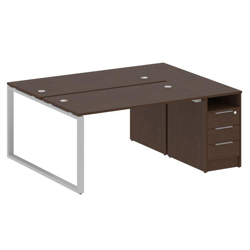 Metal System Рабочая станция с тумбой на О-образном м/к БО.РС-СТП-2.3 Венге Цаво/Металл Серый 1812*1 Metal System Рабочая станция с тумбой на О-образном м/к БО.РС-СТП-2.3 Венге Цаво/Металл Серый 1812*1