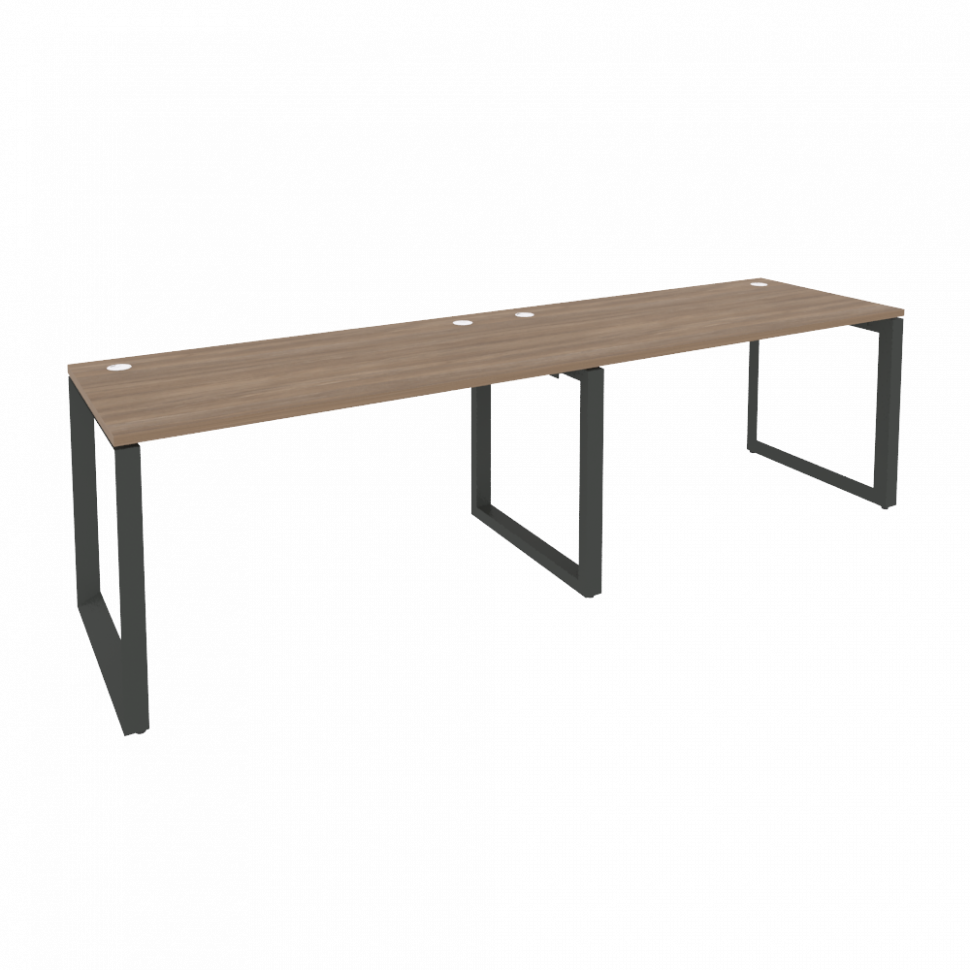 Onix Рабочая станция на О-образном м/к O.MO-RS-2.3.7 Дуб Аризона/Металл Антрацит 2760*720*750
