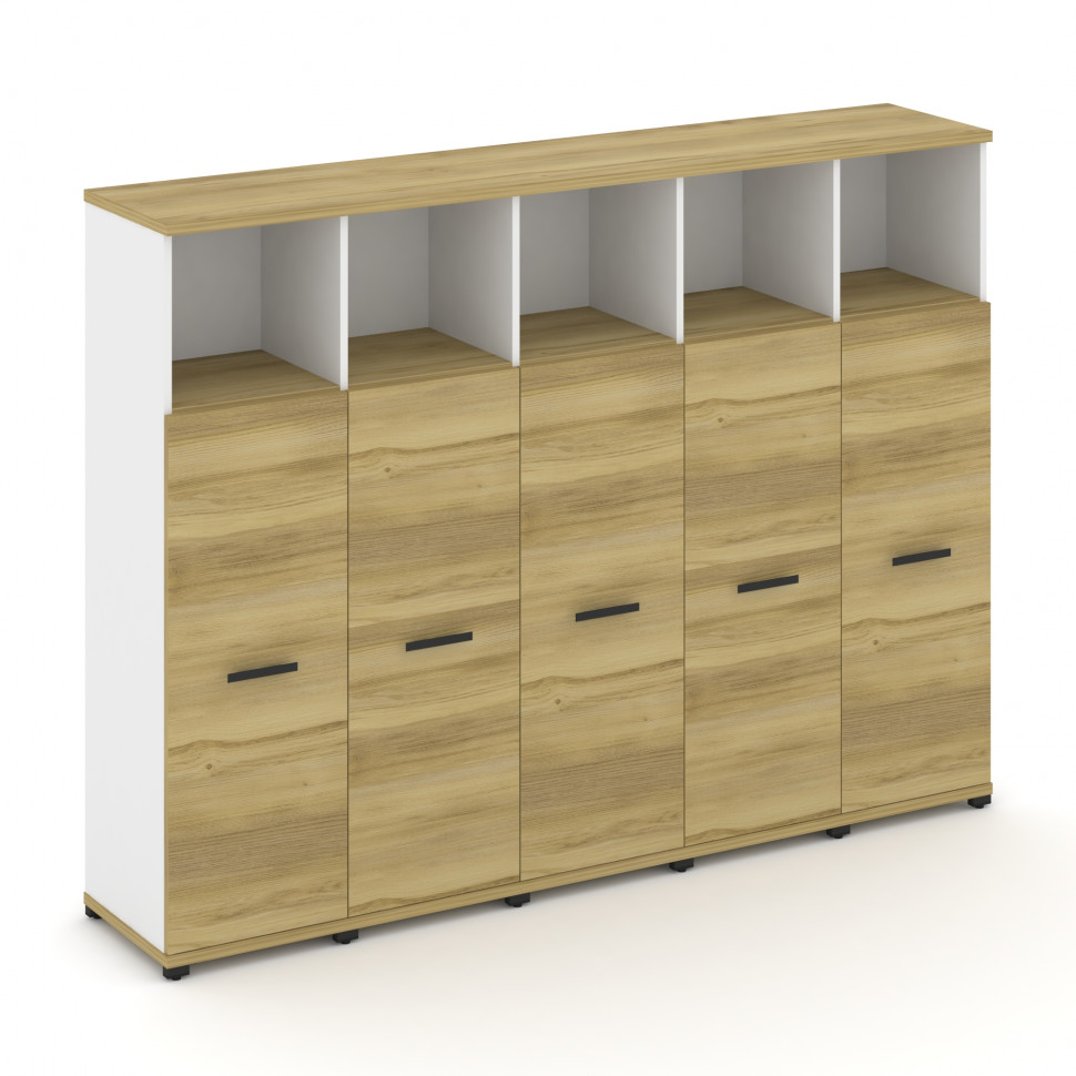 Concept Шкаф 5 узких секций, 4 ниши CN.STU-453 B Дуб Винченцо/Белый Бриллиант/Металл Черный 2084*420 Concept Шкаф 5 узких секций, 4 ниши CN.STU-453 B Дуб Винченцо/Белый Бриллиант/Металл Черный 2084*420