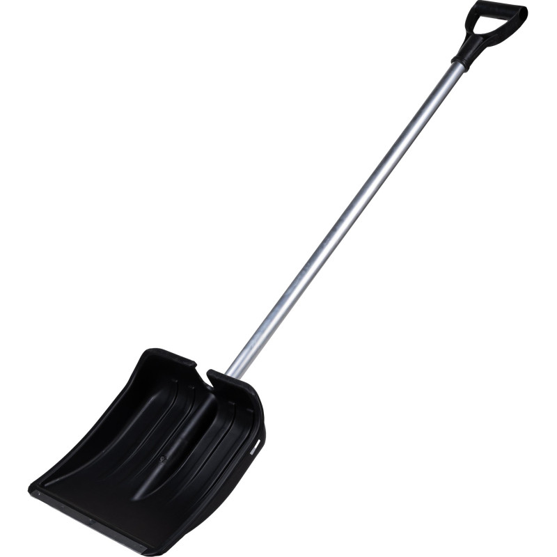 Лопата д/уборки снега РусТрейд №4 35х35х140 см с пластик/ковш и алюм/черен