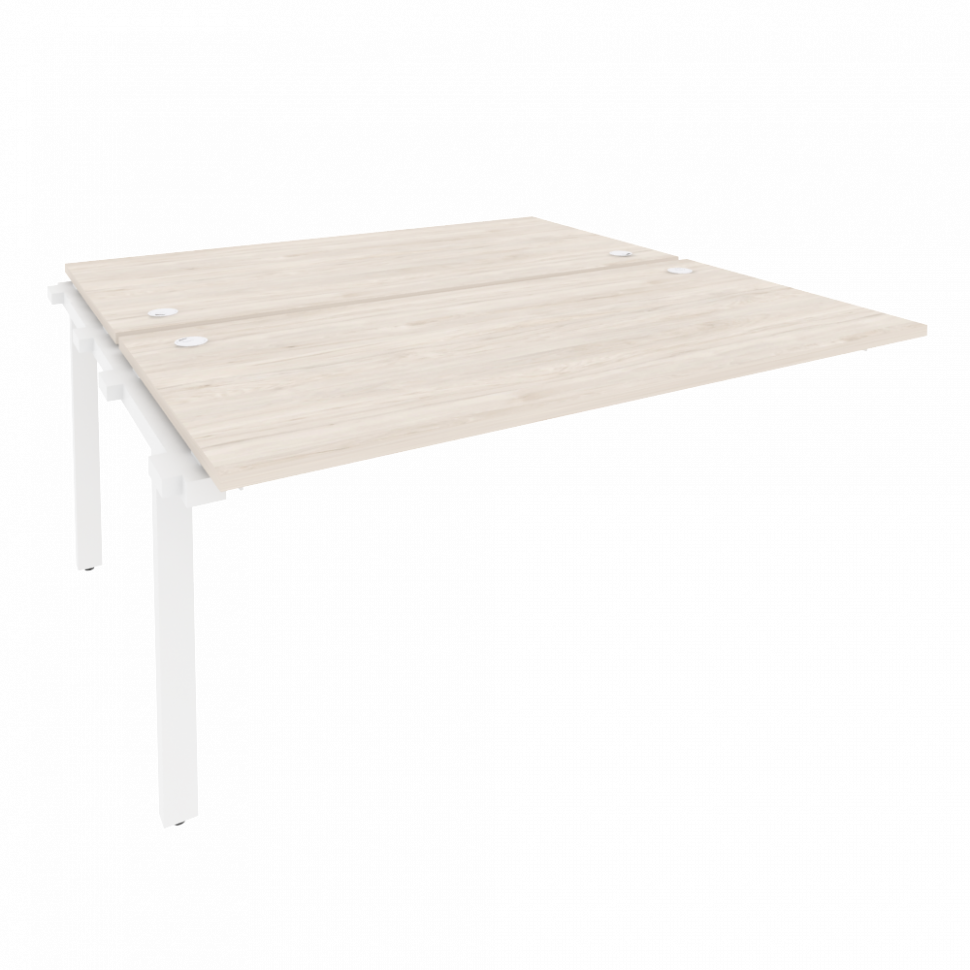 Onix Наборный элемент рабочей станции на м/к O.M-2.NRS-4.8 Денвер Светлый/Металл Белый 1580*1635*750 Onix Наборный элемент рабочей станции на м/к O.M-2.NRS-4.8 Денвер Светлый/Металл Белый 1580*1635*750