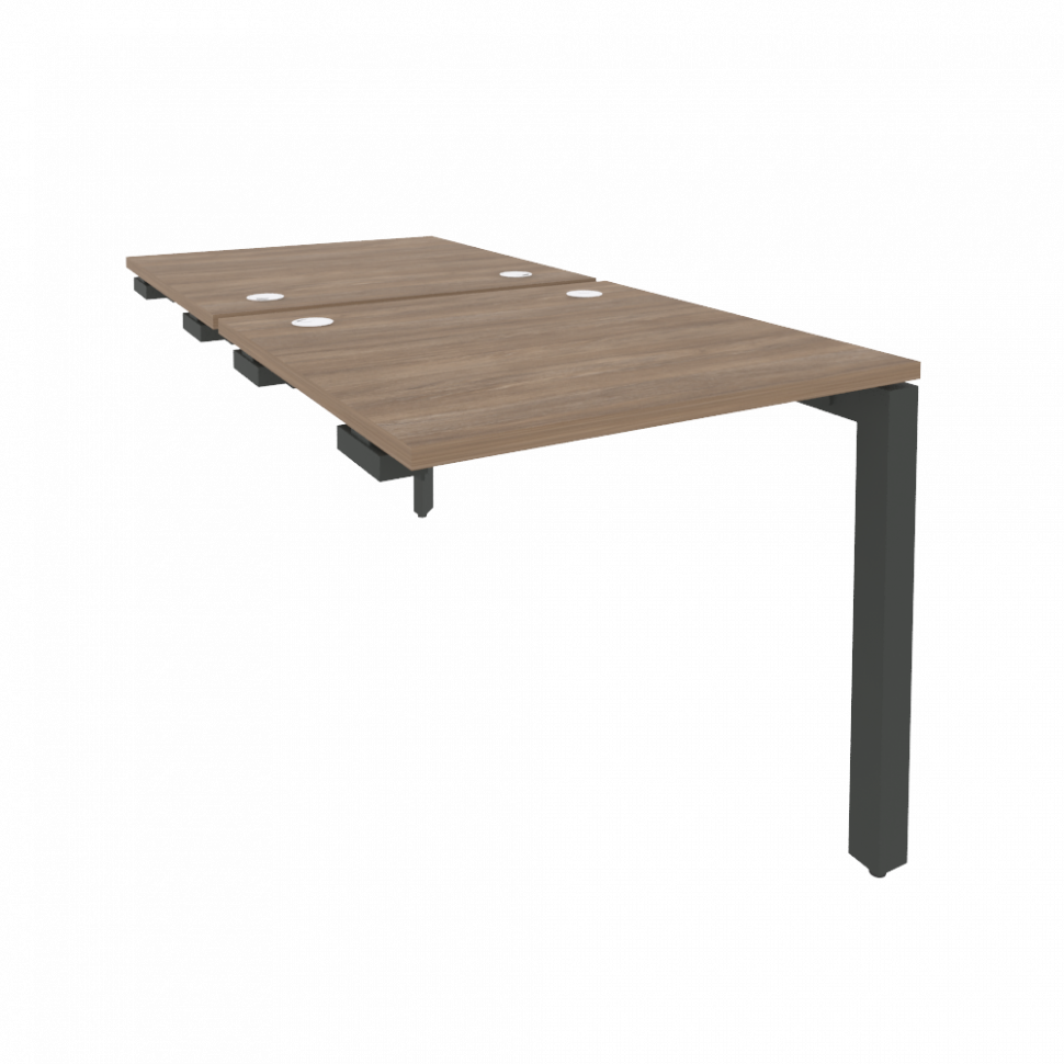 Onix Стол-приставка двойной на П-образном м/к к опорным элем. O.MP-D.SPR-0.8 Дуб Аризона/Металл Антр Onix Стол-приставка двойной на П-образном м/к к опорным элем. O.MP-D.SPR-0.8 Дуб Аризона/Металл Антр