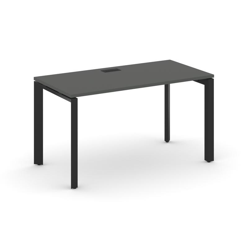 Style Project Стол письменный SN-59P.SP-024 Антрацит/Металл Черный/Черный Заглушка 1580*800*750