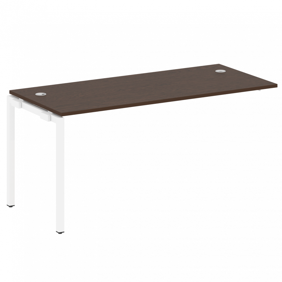 Metal System Quattro Проходной элемент рабочей станции на П-образном м/к 40БП.ПРС-СП-1.4 Венге Цаво/ Metal System Quattro Проходной элемент рабочей станции на П-образном м/к 40БП.ПРС-СП-1.4 Венге Цаво/