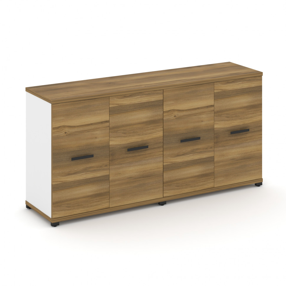 Concept Шкаф 2 широкие секции, 2 нишии CN.STS-223 B Сандал Янтарный/Белый Бриллиант/Металл Черный 16