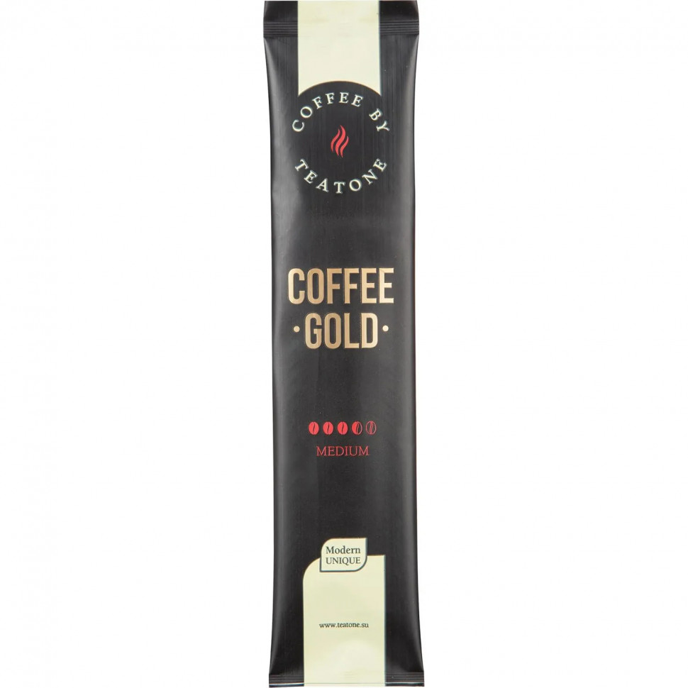 Кофе растворимый в стиках Teatone Coffee Gold, 1,8грx100шт