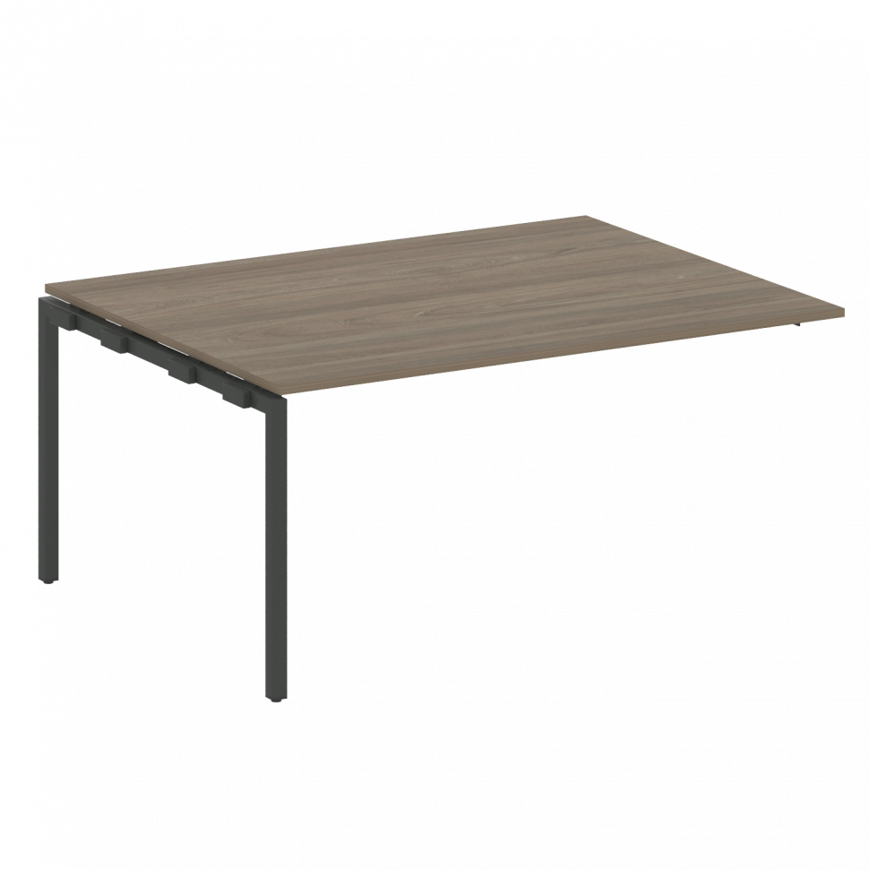 Metal System Quattro Проходной элемент перег. стола на П-образном м/к 40БП.ППРГ-4 Вяз Благородный/Ме