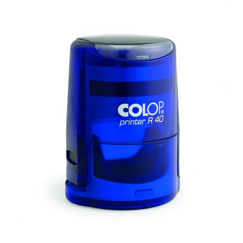 Оснастка для печати круг. с крышкой Pr. R40 индиго ColopАвстрия