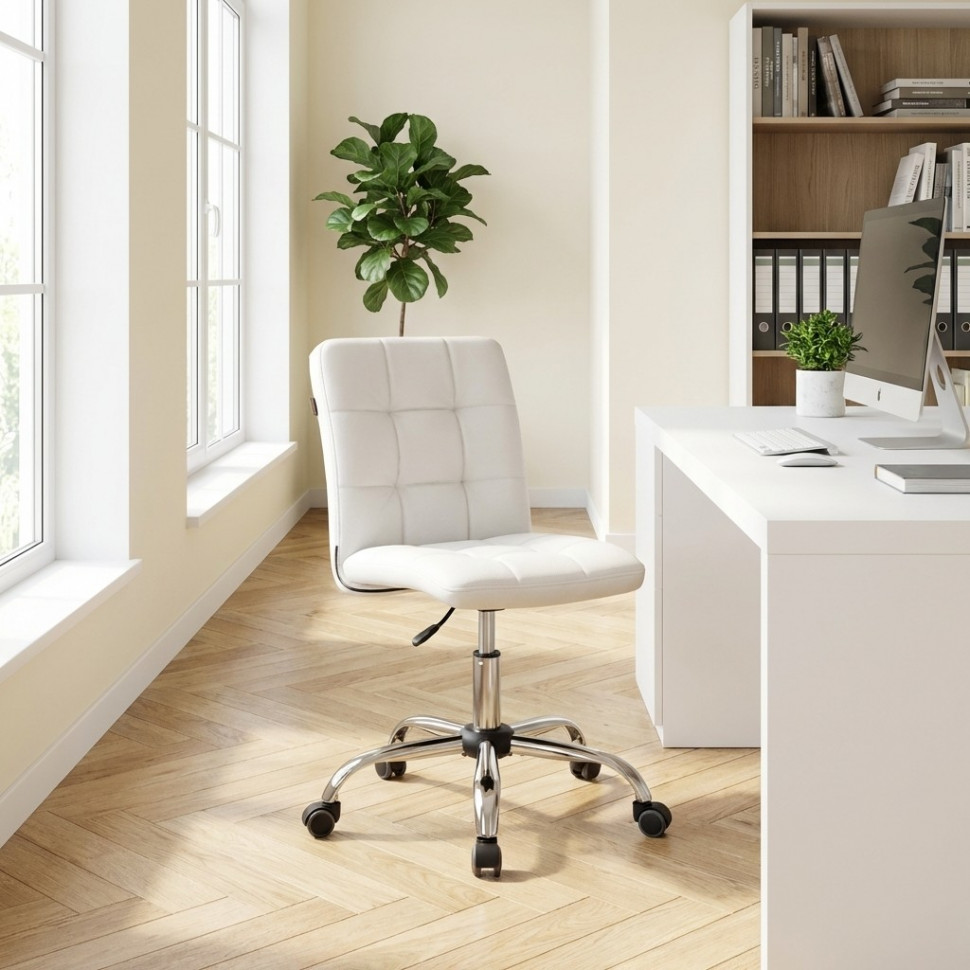 Кресло Fiesta/Фиеста кож/зам, белый, 36-01