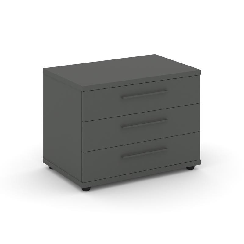 Rift Тумба опорная/приставная RF.TOP-021 Антрацит/Черный Ручки 600*450*523