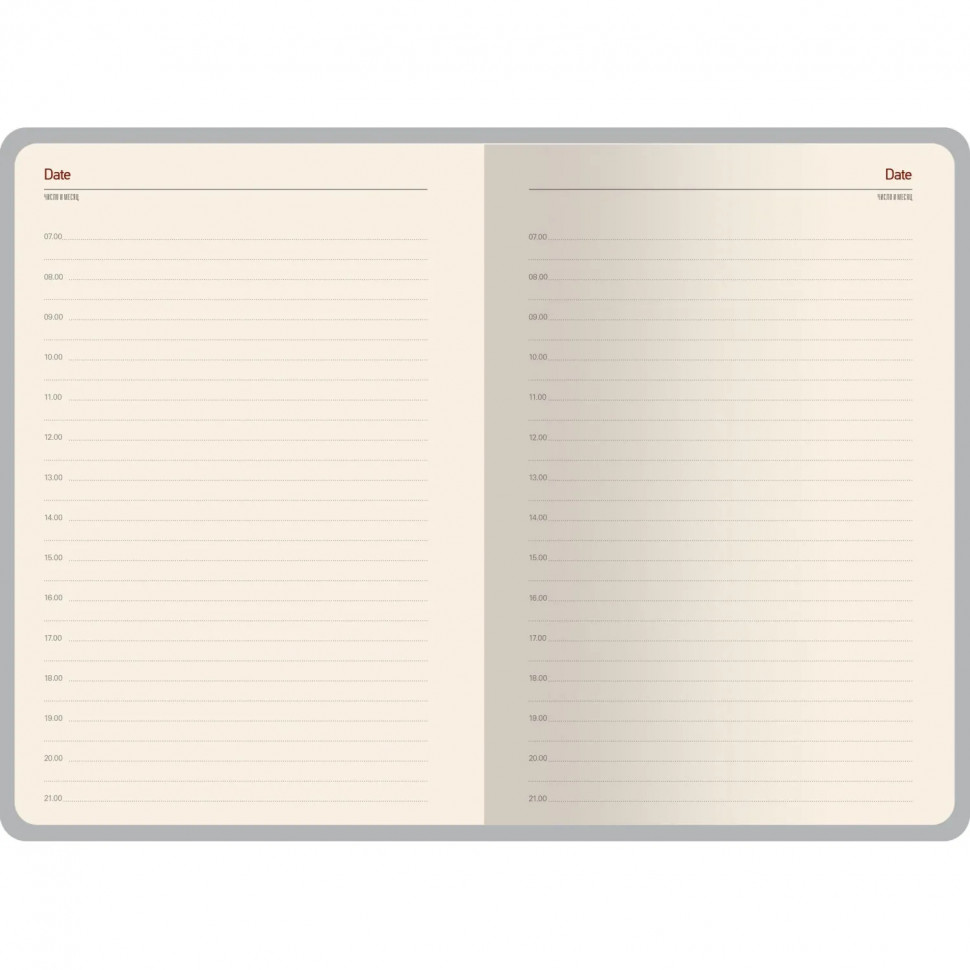 Ежедневник недатированный А5 LYON синий, 136л 3-684/01