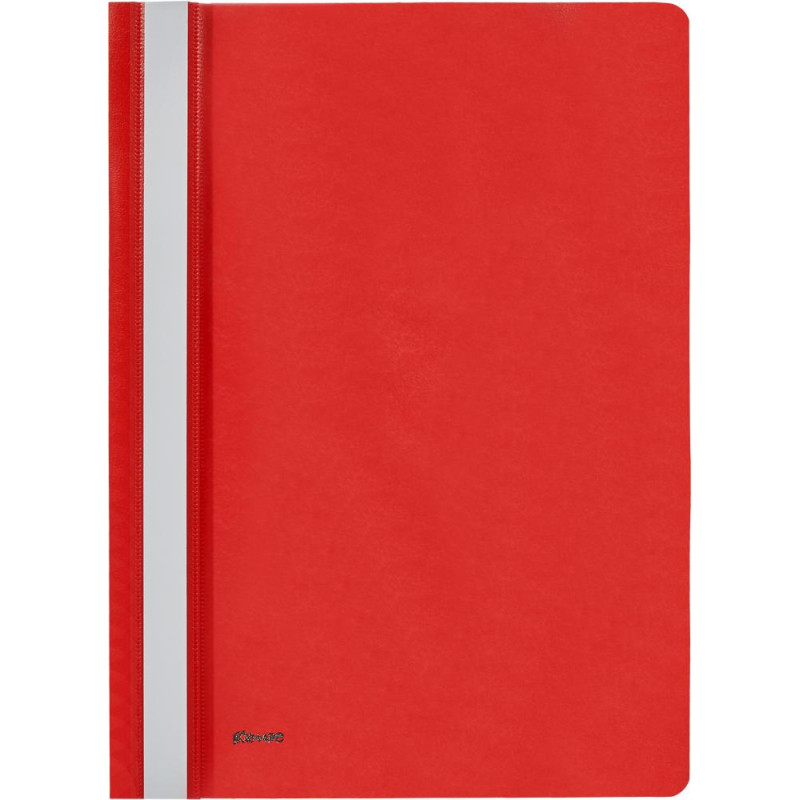 Скоросшиватель пластиковый Комус А4 красный 1810