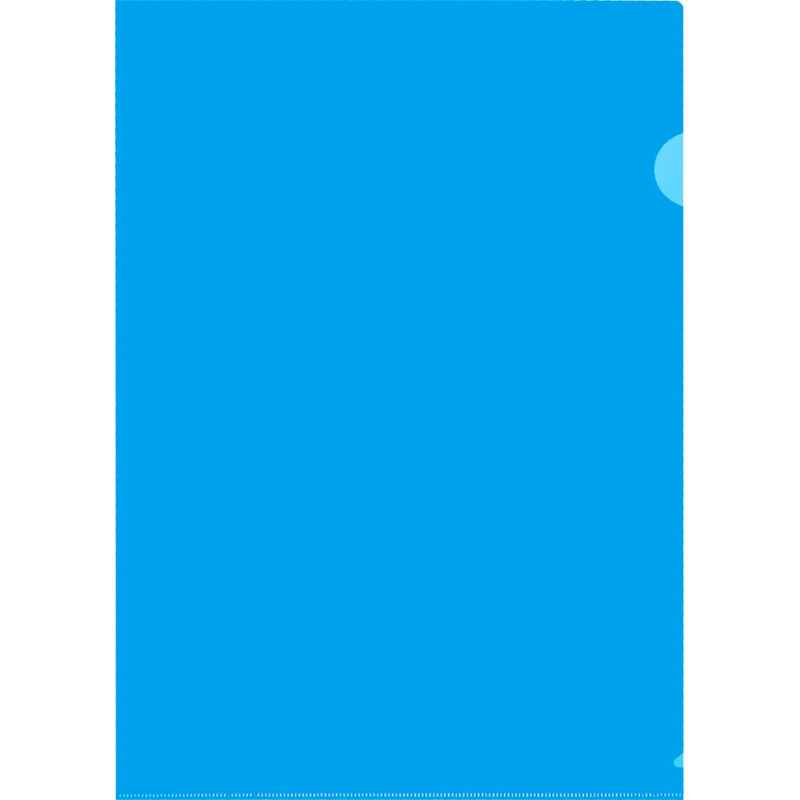 Папка уголок , 150 мкм, синий 10шт/уп Россия