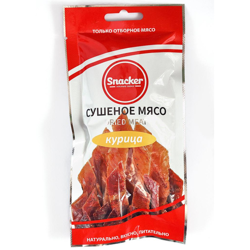 Снеки Курица сушеная Snacker, 50г Снеки Курица сушеная Snacker, 50г
