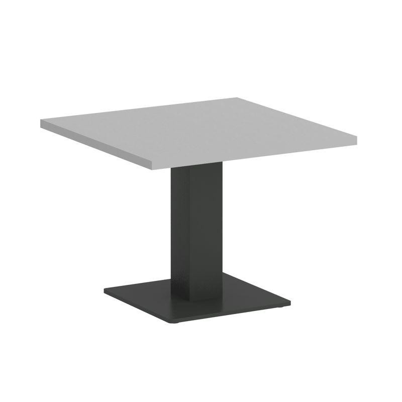 Riva Стол журнальный квадратный А.СЖ-2 Серый/Металл Антрацит 600*600*450