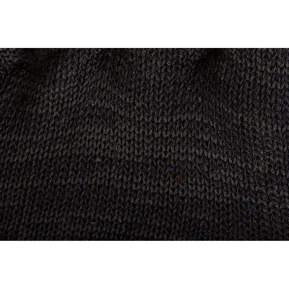 Перчатки защитные трикотажные ПВХ Точка 4 нити 43г 10 класс черные 10пар/уп