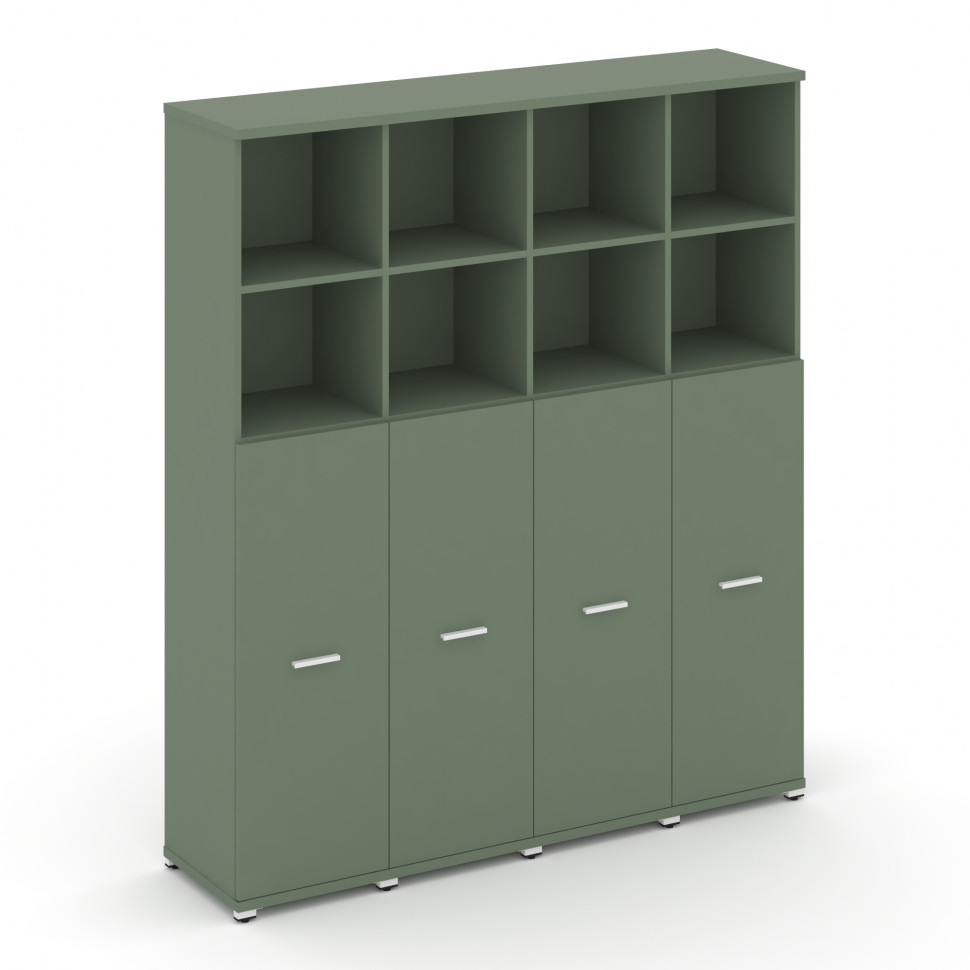 Concept Шкаф 4 узкие секции, 5 ниш CN.STU-544 W Кобо/Металл Белый 1668*420*1922 Concept Шкаф 4 узкие секции, 5 ниш CN.STU-544 W Кобо/Металл Белый 1668*420*1922