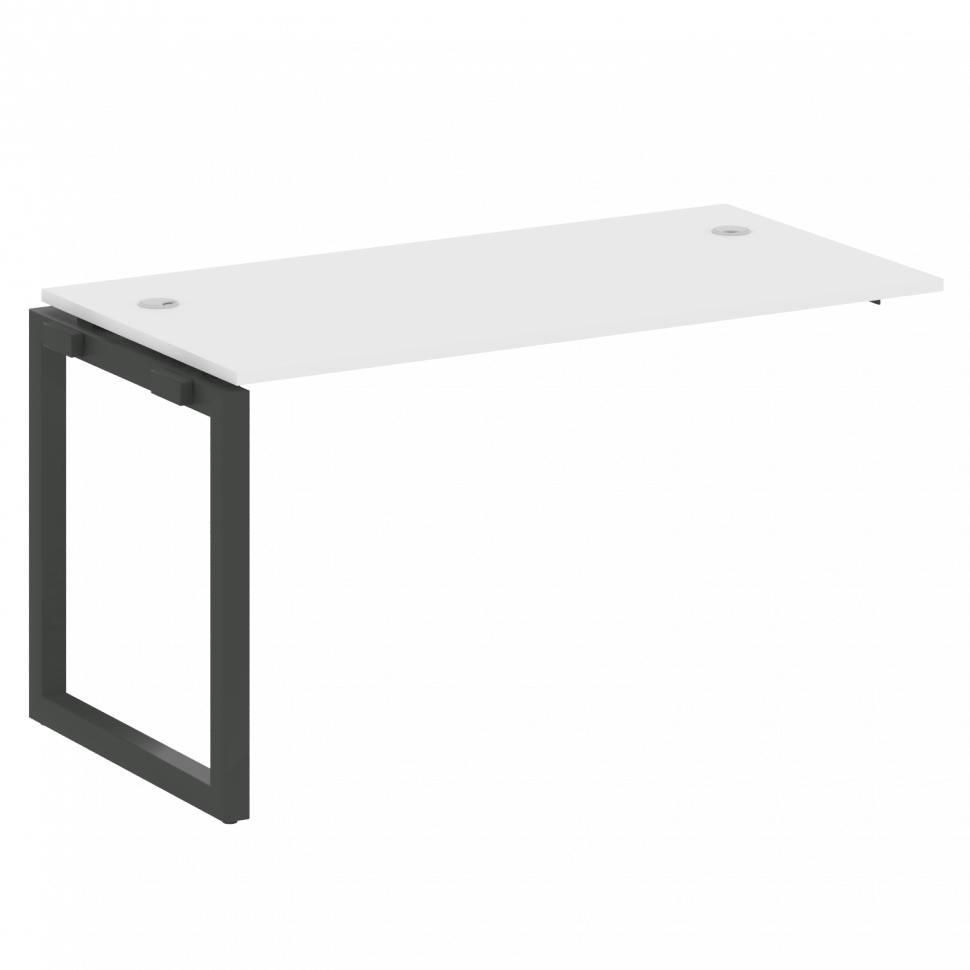 Metal System Quattro Проходной элемент рабочей станции на О-образном м/к 50БО.ПРС-СП-1.3 Белый/Метал Metal System Quattro Проходной элемент рабочей станции на О-образном м/к 50БО.ПРС-СП-1.3 Белый/Метал