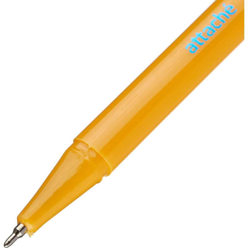 Ручка шариковая неавтомат. Attache Economy Trinity оран.к.син0.5мм