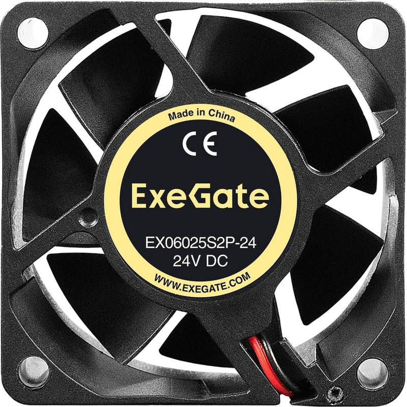 Вентилятор Exegate (EX295204RUS) 24В DC,2pin, 5000RPM, 34.5dBA