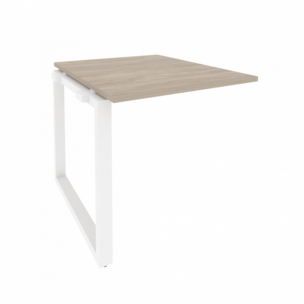 Onix Проходной наборный элемент переговорного стола O.MO-NPRG-0 Дуб Аттик/Металл Белый 780*980*750