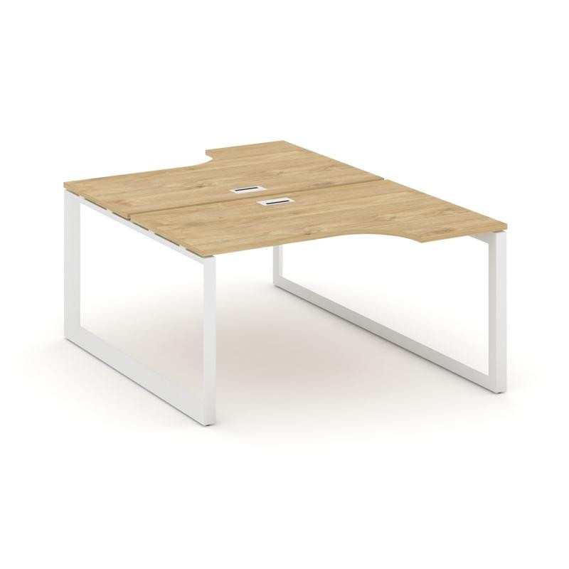 Style Project Рабочая станция эргономичная SN-59O.DRPA-022 Тиквуд Светлый/Металл Белый/Белый Заглушк