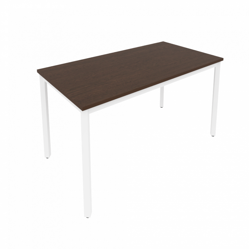 Slim Стол письменный на металлокаркасе С.СП-5 Венге Цаво/Металл Белый 1380*720*750 Slim Стол письменный на металлокаркасе С.СП-5 Венге Цаво/Металл Белый 1380*720*750