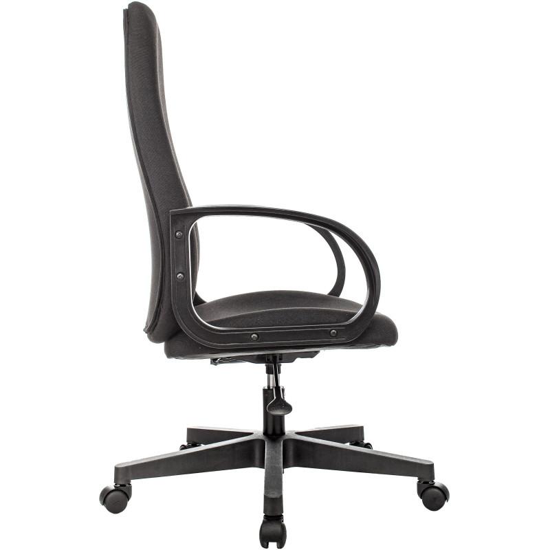 Кресло 0MX_VB_Echair-660 ТC ткань черный пластик