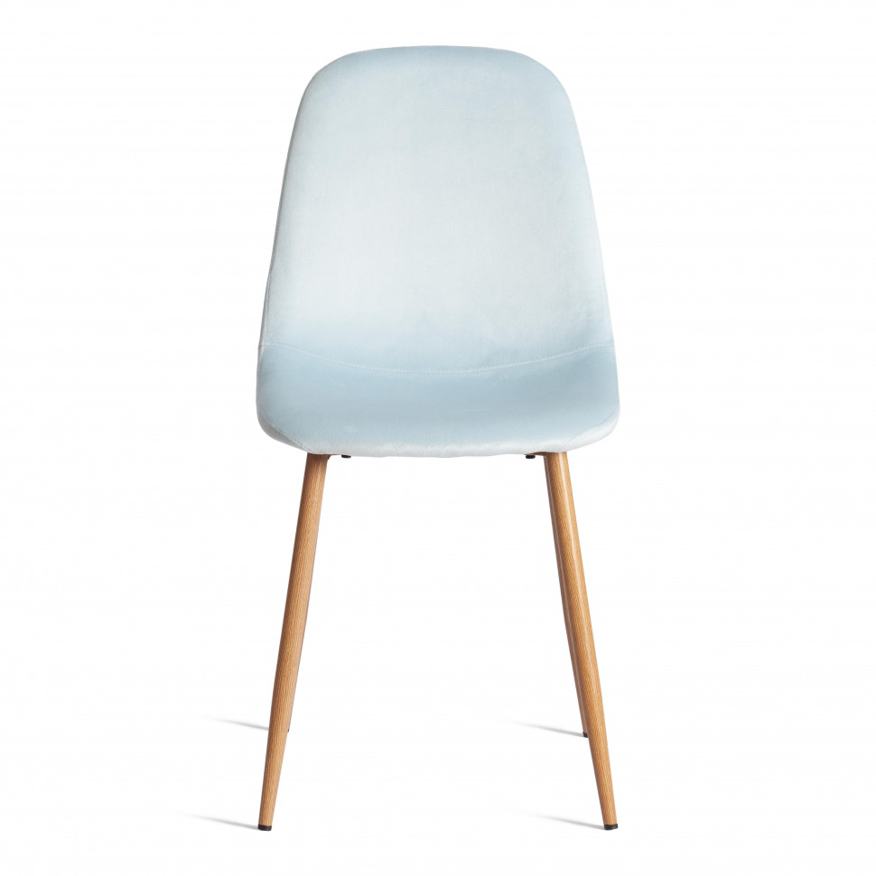 Стул BREEZE (mod. 4724) Велюр/металл , 44 х 53 х 87 см, Aquamarine (аквамарин) HLR16 / натуральный