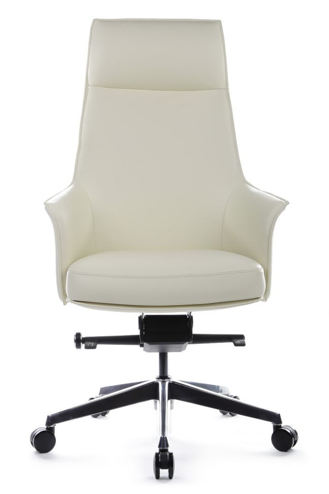 Кресло Rosso А1918 Кремово-белый (3A MND1221) натуральная кожа 68*68*122-128