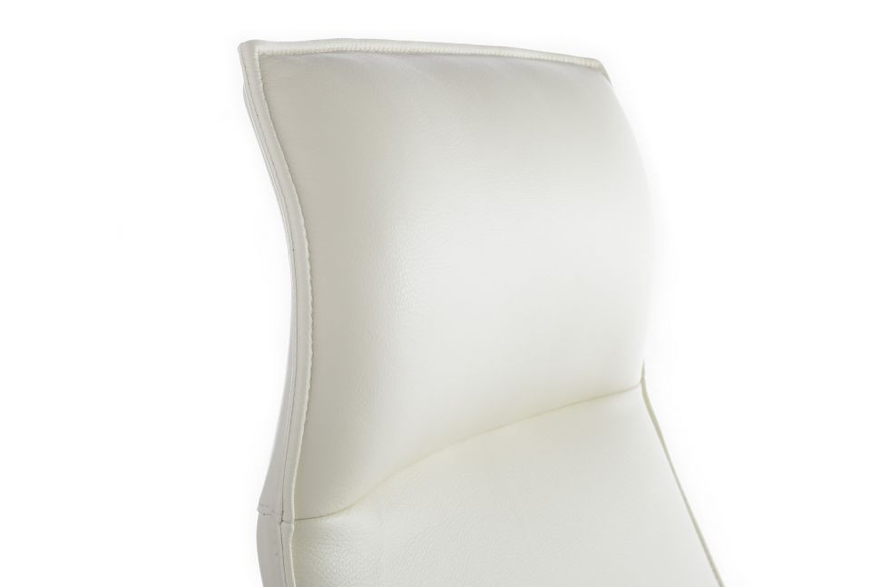 Кресло Rosso А1918 Кремово-белый (3A MND1221) натуральная кожа 68*68*122-128