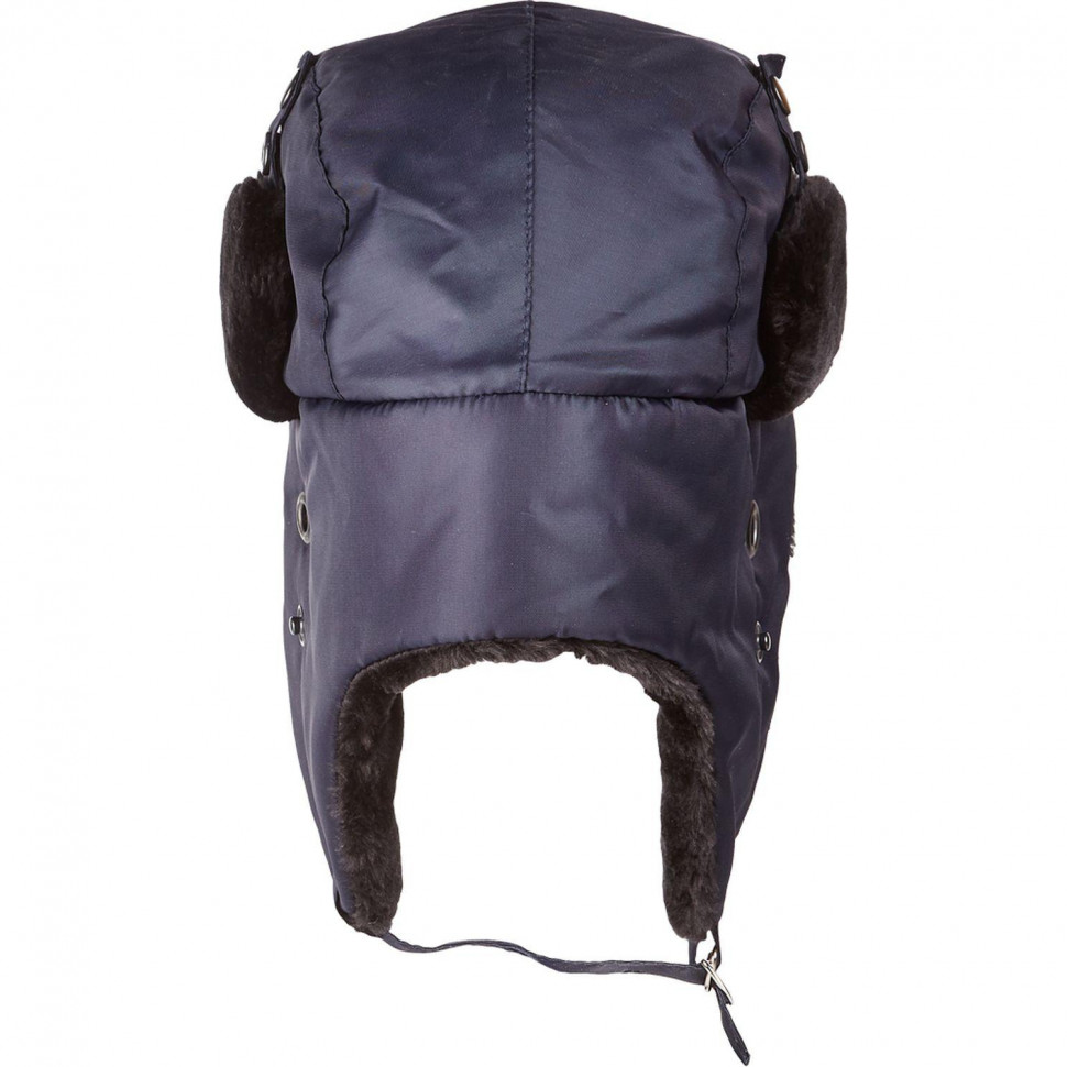 Шапка-ушанка (тк.Оксфорд)т.син (р.58)