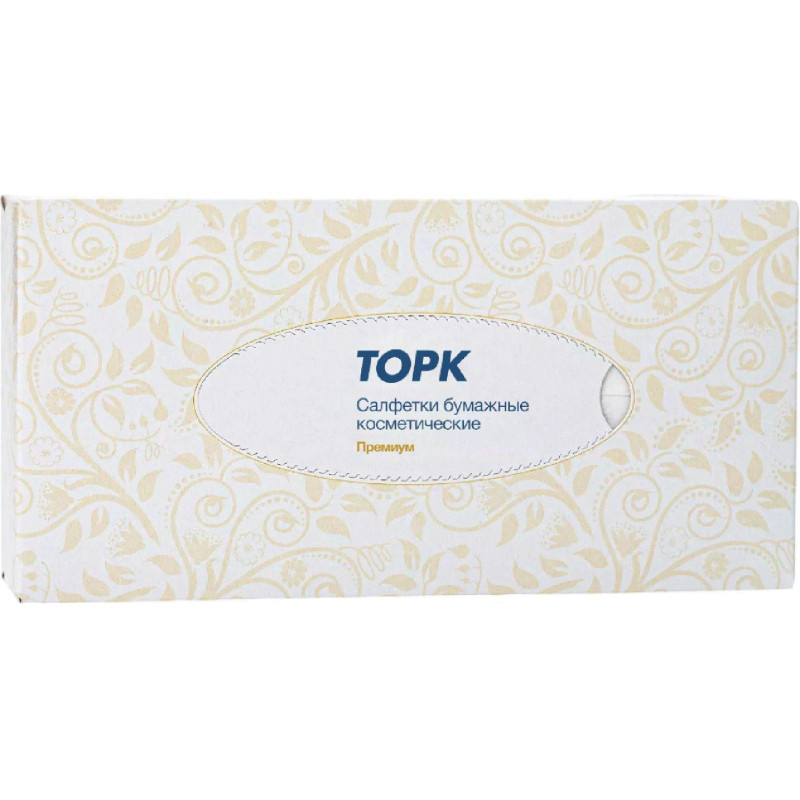 Салфетки косметические Торк/Tellus F1 д/лица 2сл. 100шт/уп 120380