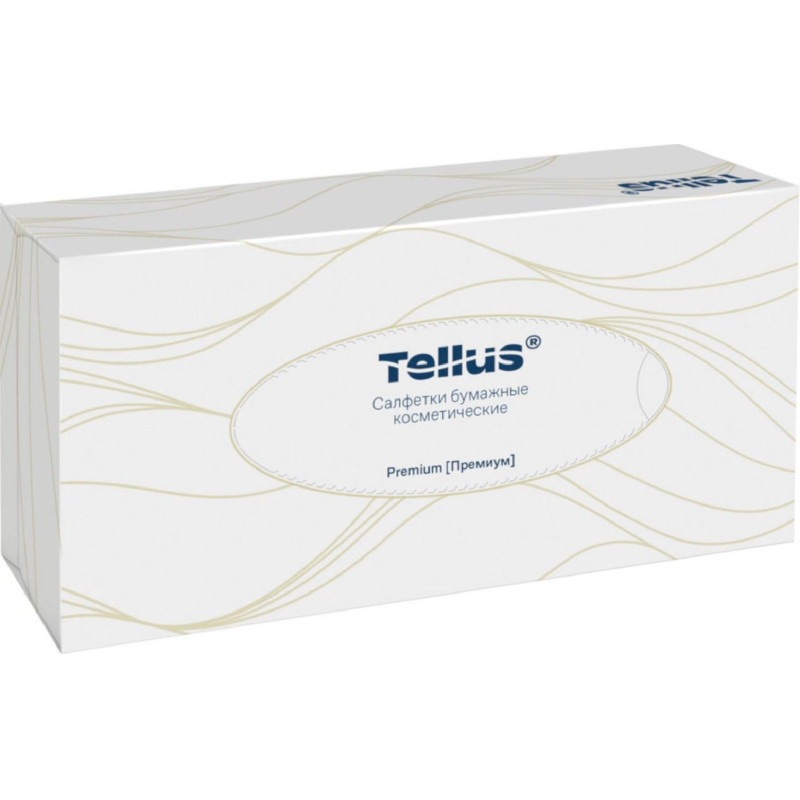 Салфетки косметические Торк/Tellus F1 д/лица 2сл. 100шт/уп 120380