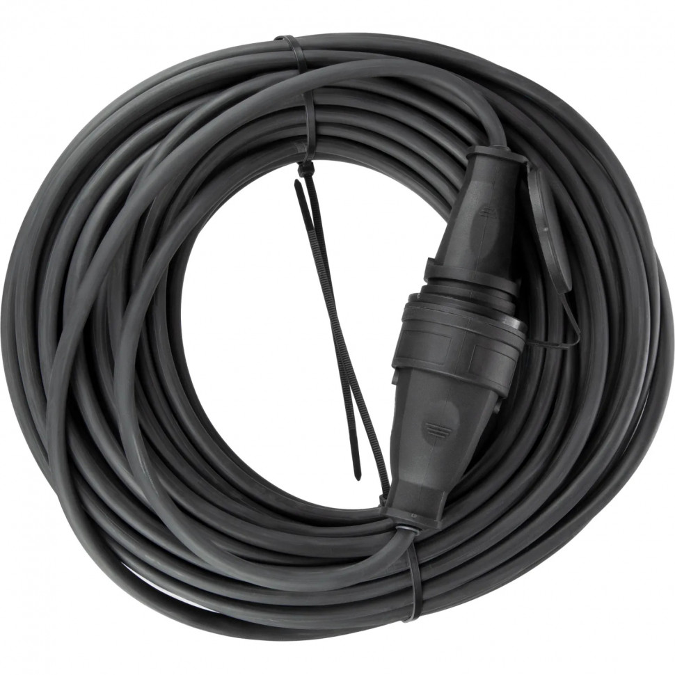 Удлинитель Topfort бублик КГ 2x2,5 кв.мм 20м 16А 1 гнездо б/з.,с/загл.,IP44