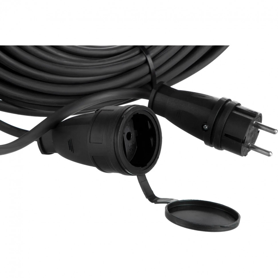 Удлинитель Topfort бублик КГ 2x2,5 кв.мм 20м 16А 1 гнездо б/з.,с/загл.,IP44