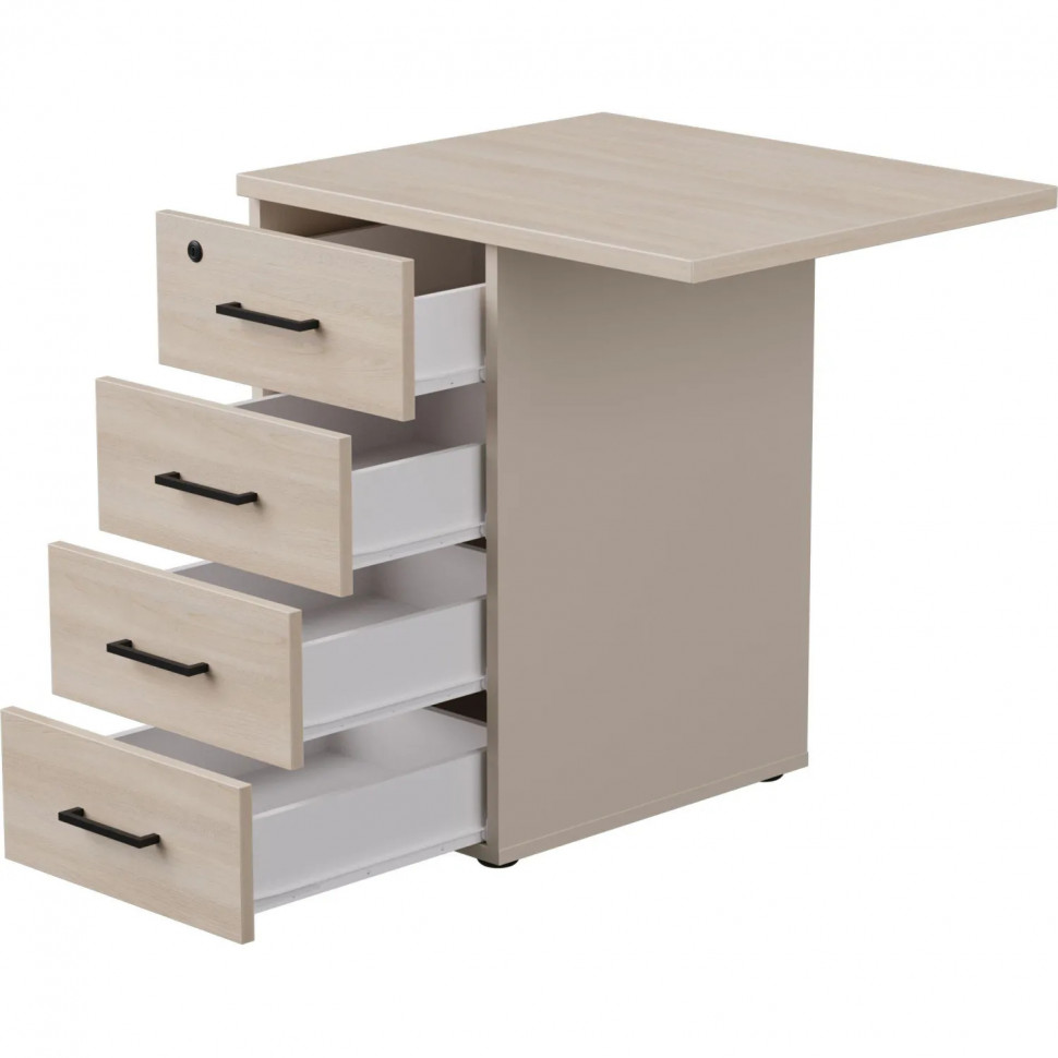 Тумба приставная 0MX_ EVO с топом 254T2203GUDY 710х600x755 каш/Дуб Соната