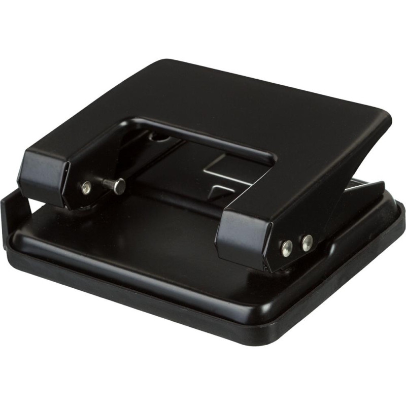 Дырокол Attache Economy до 20 листов, с линейкой, цвет черный