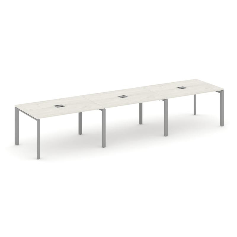 Style Project Стол переговорный SN-59P.SPRG-022 Дуб Наварра/Металл Серый 3540*980*750